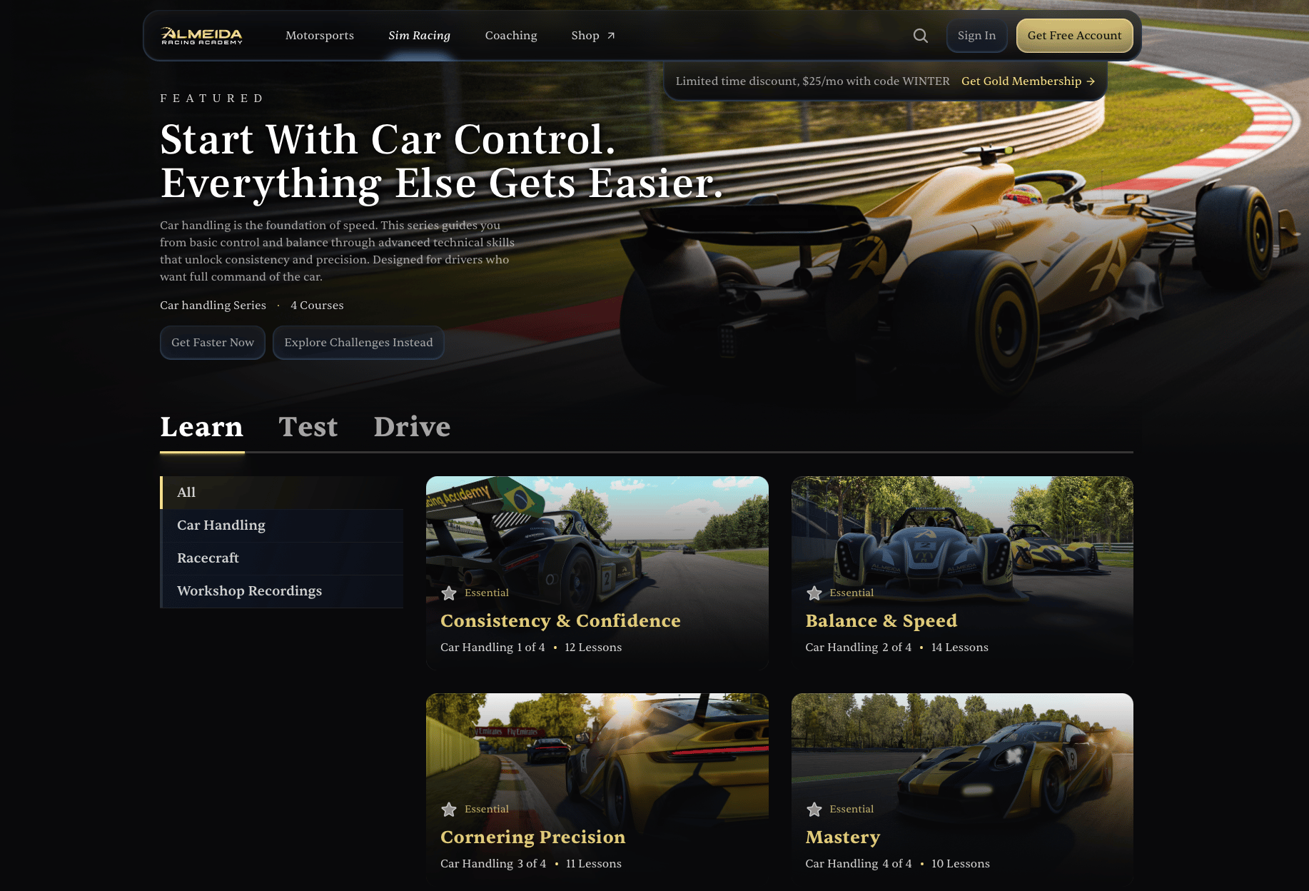 Almeida Racing Academy Snapshot